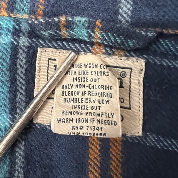 L.L. Bean Midnight Sky Organic Cotton Flannel - Picture 10 of 12